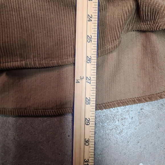 GAP Corduroy Shirt Jacket Shacket Tan Brown Button Up Mens medium - Picture 4 of 5